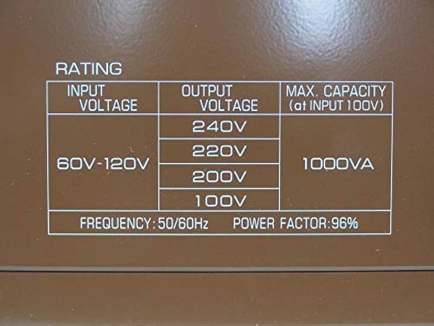 H300996 ステップアップトランスフォーマー 1000VA カナダ製 H300996 ステップアップトランスフォーマー 1000VA カナダ製