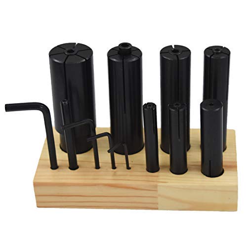 WFLNHB Expanding Arbors Set Mandrels 8Pcs High Accuracy 1/4" to 1-1/4" Lathe Milling Ring Mandrel