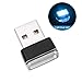Produktbild MXECO Auto USB Atmosphärenlicht Led Free Change Dekorative Lichter Auto Fuß Beleuchtung Lichter Auto Zigarettenanzünder Atmosphärenlichter (eisblau)