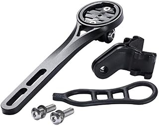 Dymoece Aluminium Alloy Bicycle Computer Mount for Road Bike Integrated Handlebar,Compatible with Garmin