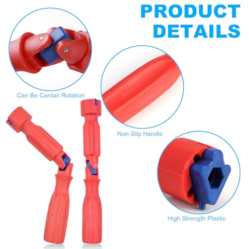 ripefun Toilet Seat Fitting Tool Toilet Seat Removal Installation Wrench 10/13/17mm Professional Universal Toilet Seat Spanner Plumbing Tools Maintenance Artifact Hand Tool - Image 3