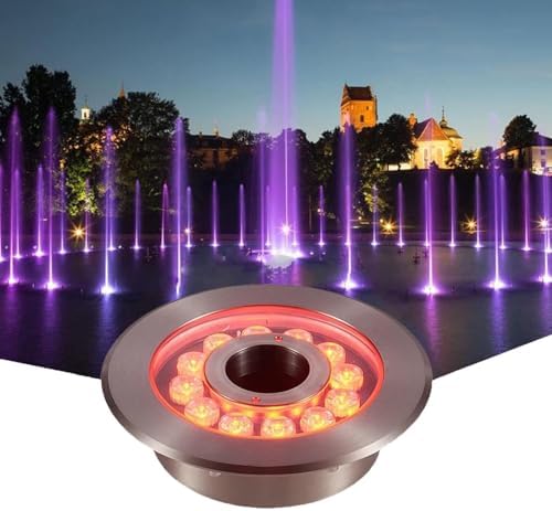 Submersible LED Fountain Light - 12V Underwater Pool Light, Pond ...