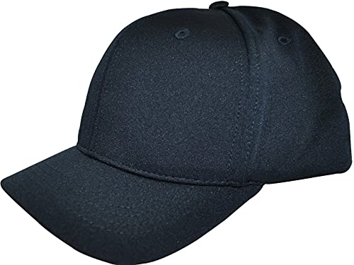 Smitty Official's Apparel 4 Stitch Flex Fit Umpire Hat (Medium 7 1/4-7 1/2, Navy)