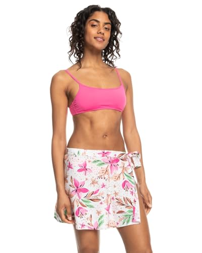 Mini-jupe de plage Roxy Ocean Trip blanche vêtement d'été léger taille S