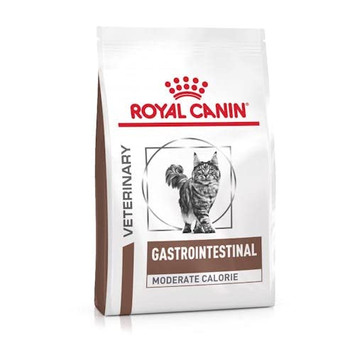 Royal Canin Veterinary Gastrointestinal Moderate Calorie | Doppelpack | 2 x 400 g | Trockenfutter für Katzen | Kann unterstützend helfen bei gastrointestinalen Erkrankungen bei Katzen