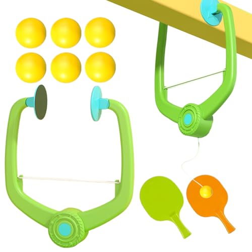 Yanayi Juego de mesa de ping pong para puerta, portátil, ajustable, para colgar | área de la puerta Juegos interiores | para ejercicio entrenamiento adolescente adulto principiante interior
