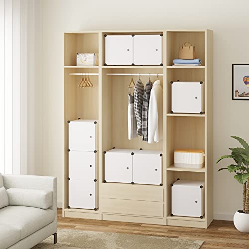 WOLTU DIY Armadio a Cubo Armadietto Guardaroba