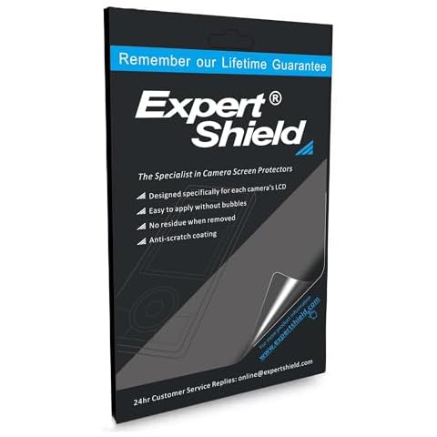 Expert Shield matte PET film screen protector w/light diffusinon coating compatible with Nikon Z6 III (w/top LCD) - Anti Glare, clear Cover