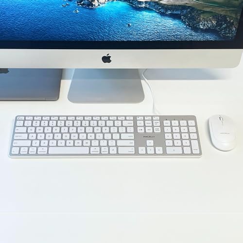 MACALLY バックライト付きMacキーボード 有線 BLSLIMKEYPROA US配列 の商品画像 6