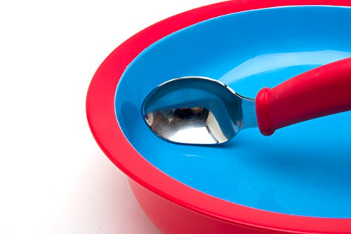Sha Design Eatwell Assistive Tableware Set, Red, 4 Piece #TOP3