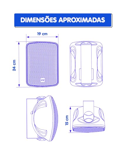 Par Caixa Acústica Ativa 5