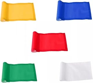 Nylon Golf Flag Golf Putting Green Flag Golf Training Hole Pole Cup Banner 18x12cm 5PCS golf flag