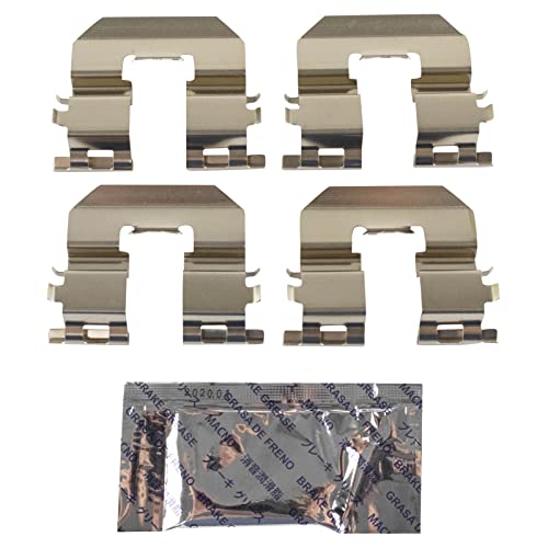 Image of TRQ Rear Brake Pad and Rotor Set Ceramic Compatible with 2018-2020 Hyundai Elantra GT 2016-2019 Sonata 2016-2020 Kia Optima 2016-2019 Soul EV