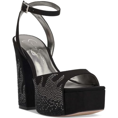 Jessica Simpson Womens Embellished Block Heels