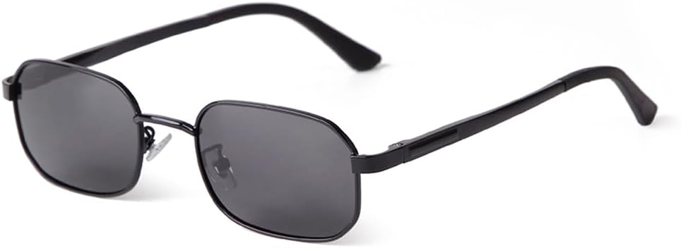 Fashion Small Rectangle Sunglasses Men Women Trendy Green Driving Sun Glasses Luxury Metal Frame Eyewear