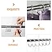 Zerodeko 24pcs Transparent Shower Curtain Hooks for Versatile Bathroom Accessories for All Curtain Types Heavy Duty Design