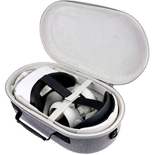 Housse pour Oculus Quest 2 étui rigide durable gris haute protection - 4