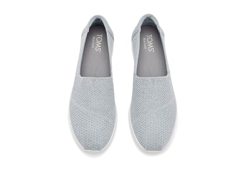 Image of TOMS Women's Alpargata Plus Slip On Espadrille, Textile Upper, Relaxed Fit, CloudBound Insole, Stretchy Easy On and Off