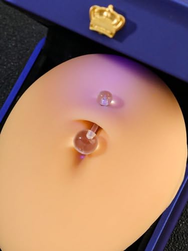 Clear Piercing Jewelry Clear Piercing Retainers Nose Rings Belly Button Ring Septum Eyebrow Lip Cartilage Tragus Earring Retainer Nose Piercing Kit Body Piercing Jewelry for Women Men4