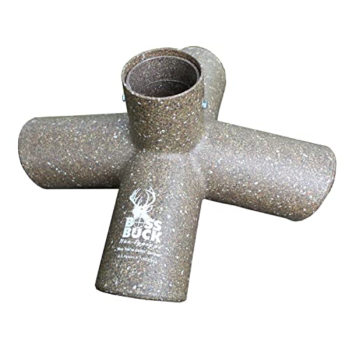 BOSS Buck Protein 4 Way Gravity Head | Hunting Durable Gravity Feed Delivery System with 4 Feeding Tubes for 4 Legged Game Feeder, Roto-Molded