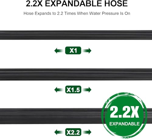 Expandable-Garden-Hose-Up-to-50ft-Upgraded-Lightweight-Gardening-Flexible-Hose-Pipe-34-Solid-Brass-Fittings-22X-Expanding-Flexible-Latex-Water-Hose-with-Spray-Nozzle-Black