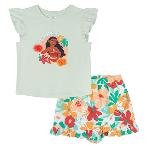 Image of Disney Girls T-Shirt and Skort Toddler to Big Kid Sizes (2T - 14-16)