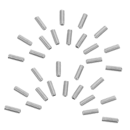 INOOMP 50pcs Surfboard Fin Screws: High Precision Stainless Steel Surfing Fin Screw for Paddle Board Surfboard Surfing Accessory Silver 12 Mm