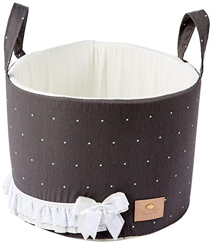 Toy Bag Classic Poá Bonito para Cães, Tamanho U, Cinza Escuro