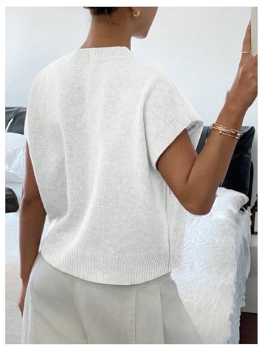 Image of SOLY HUX Women's Short Sleeve Business Casual Sweater