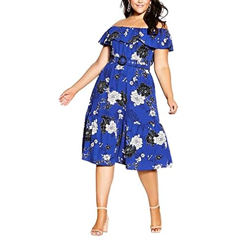 CITY CHIC Plus Size LA Fleur Maxi Dress Cover
