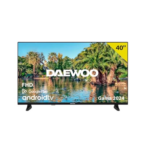 Daewoo Televisor Smart TV 40DM63FA 40» Full HD DLED Android 11 E Negro Daewoo Televisor Smart TV 40DM63FA 40» Full HD DLED Android 11 E Negro