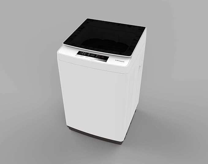  غسالة جيباس أوتوماتيكية بالكامل بظام تعبئة من الأعلى بسعة 7 كغم - اختلال تلقائي مع عناية لطيفة بالأقمشة برمجة ضبابية ومضاد للاهتزاز والضوضاء قفل للأطفال وشاشة ليد حوض الستانلس ستيل، تحميل علوي من أفضل 5 غسالات ملابس في عام 2025