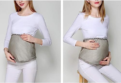 Bandes abdominales de maternité ajustables et ceinture de grossesse anti-onde taille large - 4