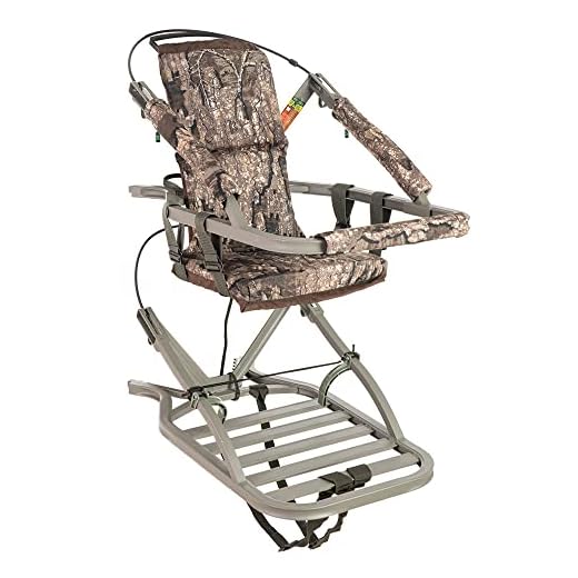 Summit Treestands Viper SD Climbing Tree Stand -Realtree Timber, SU81138