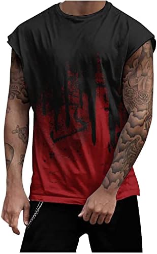 Men's Floral Tank Top Sleeveless Tees 3D Print Casual Sport Gym T-Shirts Hawaii Beach Vacation Tanks Summer Tops