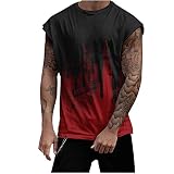 Men's Floral Tank Top Sleeveless Tees 3D Print Casual Sport Gym T-Shirts Hawaii Beach Vacation Tanks
