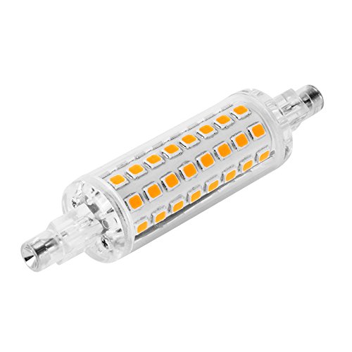 kreema Base LED Light J78 R7s 78 mm/J118 118 mm Bombilla Maíz 3014 SMD, 10 W/15 W Bombilla Halógena de Repuesto, AC220 V lámpara de bajo consumo blanco frío/Blanco Cálido