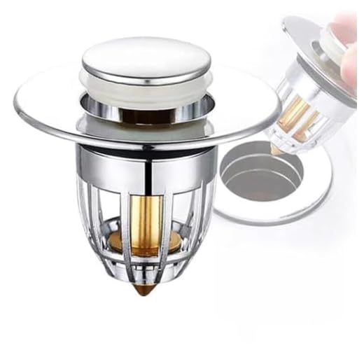 1 Pack Sink Stopper - Stainless Steel Hair Filter for Bathroom