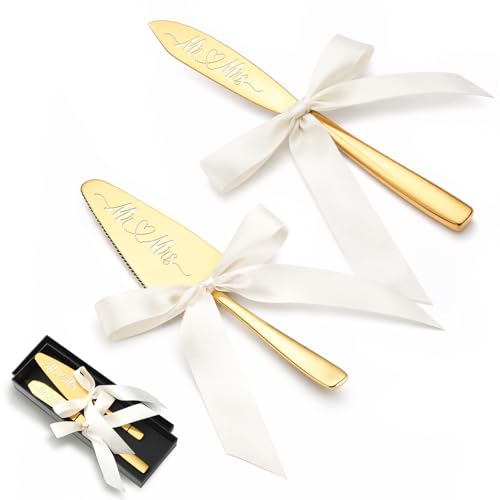 Acellegic Bow Wedding Cutting Set
