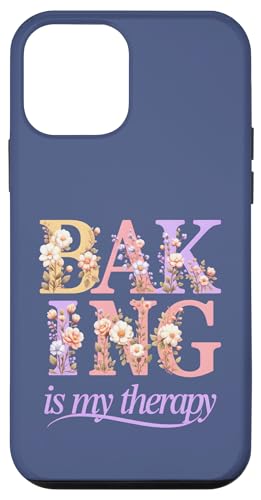 Floral Baking is My Therapy �L���[�g�ȃx�C�J�[�R�e�[�W�R�A�f�U�C�� �X�}�z�P�[�X iPhone 12 mini �p
