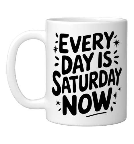 Taza de cerámica blanca 11 oz diseño retirement miniatura 1