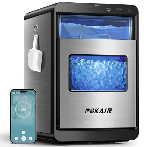 POKAIR Smart Wi-Fi Nugget Ice Maker