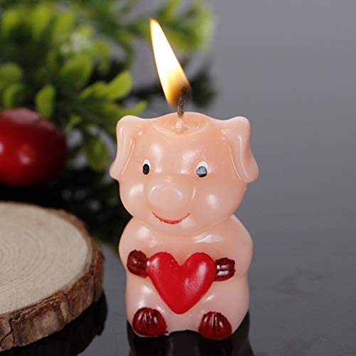 Joewyle Cake Topper Birthday Candles Decorations Little Pig #TOP2