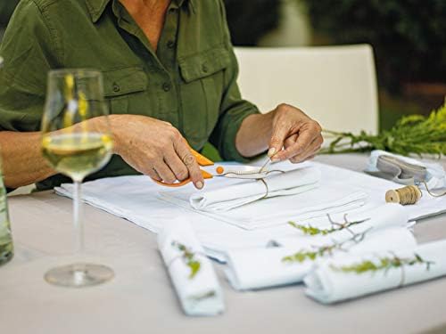Fiskars Kitchen Scissors, Total Length: 18 cm, Steel/Synthetic Material, Classic, 1000819, Standard