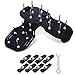 Produktbild YoungRich Rasenbelüfter Schuhe Rasenlüfter Hochleistungs-Spike Sandalen Metallschnalle Verstellbare Nylon Riemen Haltbar Anti-korrosiv Vertikutierer für Garten Wiese Rasen Hof Belüftung