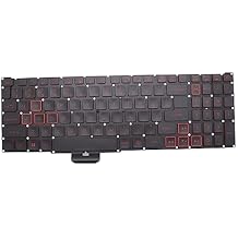 New Replacement Keyboard for Acer Nitro 5 AN515-54 AN515-55 AN515-43 AN515-44 AN517-51 AN517-52 AN715-51 N18C3 N18C4 AN515-54-51M5 AN515-54-55YM AN515-54-71FT Keyboard Backlit Red