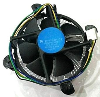 CPU Fan, Desktop Processor Cooling Fan with Aluminium Heatsink Compatible with In-tel FAN E97379-003 for Core i3,Core i5, Core i7 | 4-Pin CPU Cooler for all LGA Socket-1155/1150/1151/1156/1200