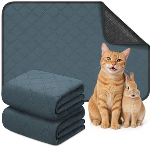 Siedihit Washable Reusable Pet Pee Pads, Absorbent Non-Slip Train...