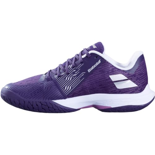 Babolat Women's Jet Tere 2 All Court Tennis Shoes, Dark Purple/Silver, 6 by Babolat - Used condition - Image 3