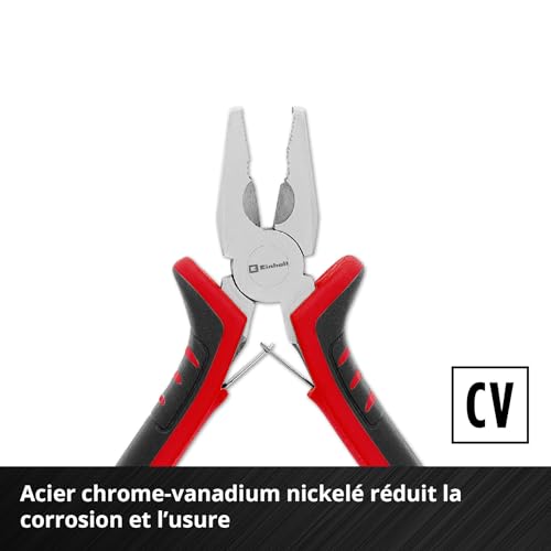 Einhell Mix&Match Insert Pinces de Précision 8 pcs Précision Bec Long Rond Plat Coupe Câbles Universelle Pré Coupe Système E Case - vue 10